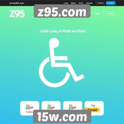Acessibilidade e recursos do site z95.com